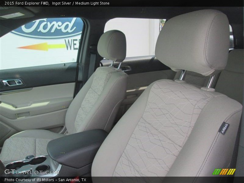 Ingot Silver / Medium Light Stone 2015 Ford Explorer FWD