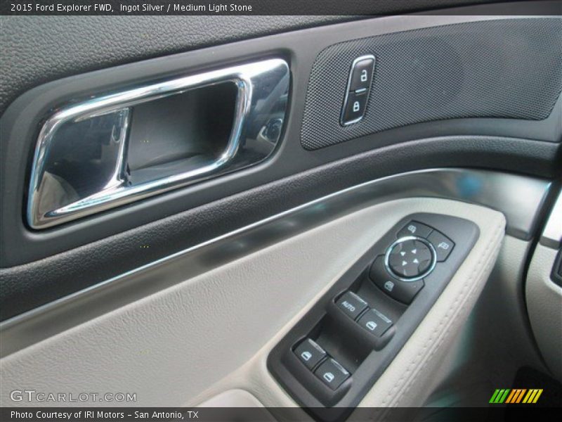 Ingot Silver / Medium Light Stone 2015 Ford Explorer FWD