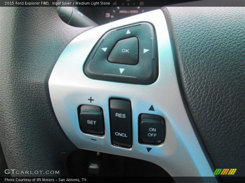 Ingot Silver / Medium Light Stone 2015 Ford Explorer FWD