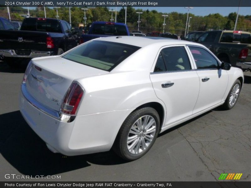 Ivory Tri-Coat Pearl / Dark Frost Beige/Light Frost Beige 2014 Chrysler 300 C AWD