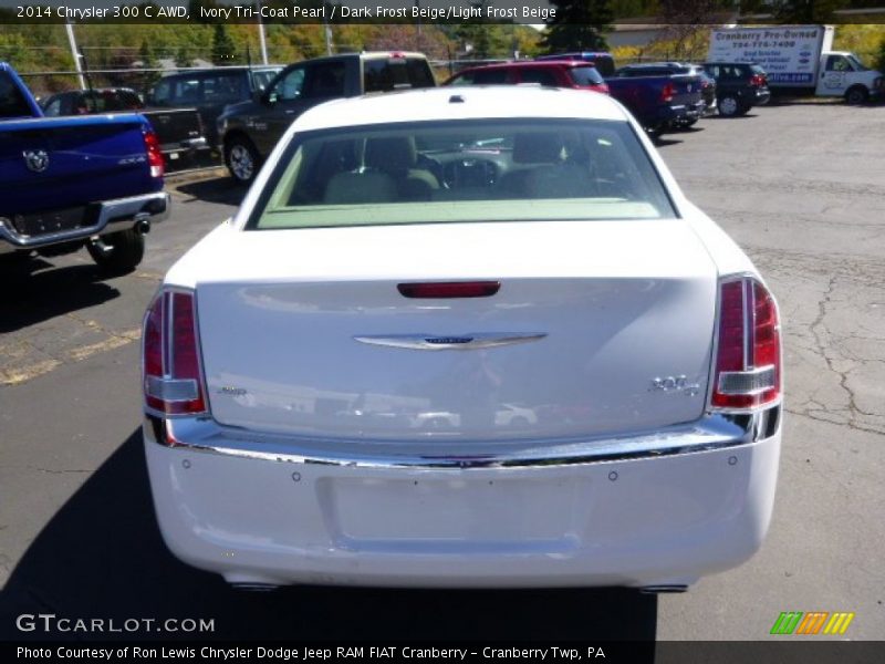 Ivory Tri-Coat Pearl / Dark Frost Beige/Light Frost Beige 2014 Chrysler 300 C AWD