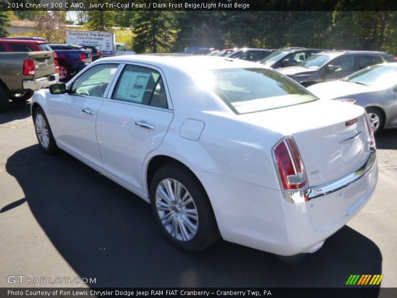 Ivory Tri-Coat Pearl / Dark Frost Beige/Light Frost Beige 2014 Chrysler 300 C AWD