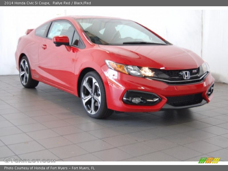 Rallye Red / Black/Red 2014 Honda Civic Si Coupe