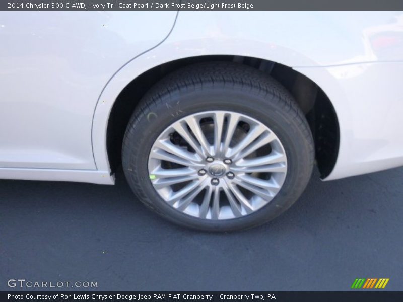 Ivory Tri-Coat Pearl / Dark Frost Beige/Light Frost Beige 2014 Chrysler 300 C AWD