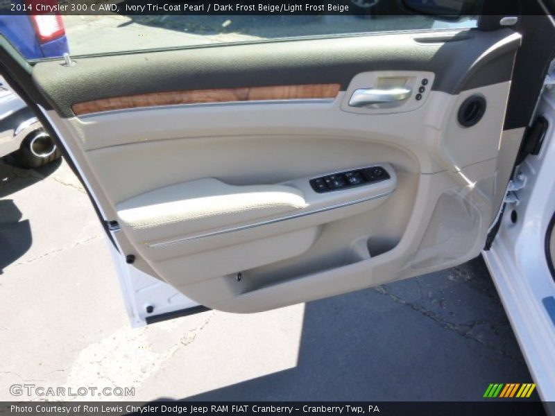 Ivory Tri-Coat Pearl / Dark Frost Beige/Light Frost Beige 2014 Chrysler 300 C AWD