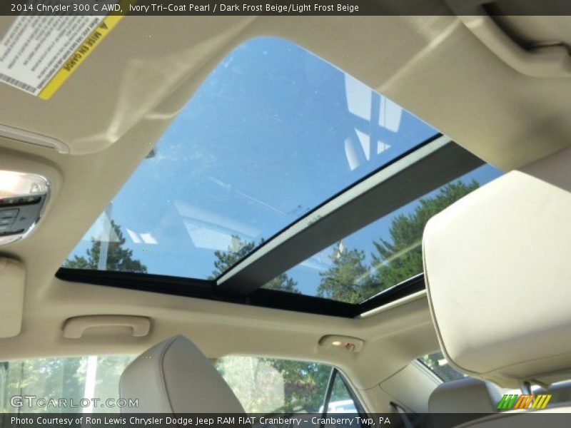 Ivory Tri-Coat Pearl / Dark Frost Beige/Light Frost Beige 2014 Chrysler 300 C AWD