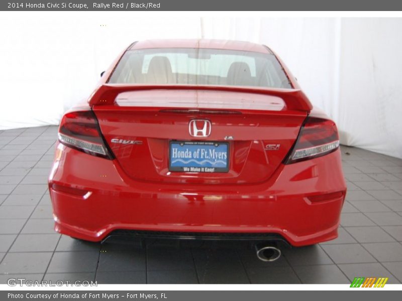 Rallye Red / Black/Red 2014 Honda Civic Si Coupe