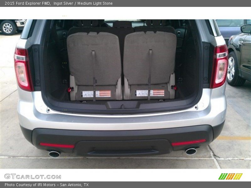 Ingot Silver / Medium Light Stone 2015 Ford Explorer FWD