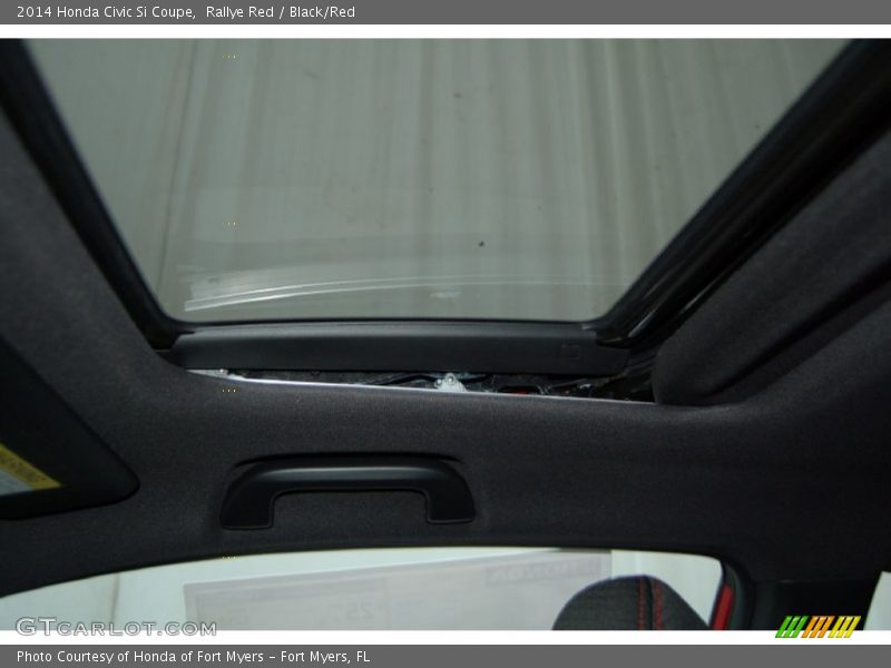 Rallye Red / Black/Red 2014 Honda Civic Si Coupe