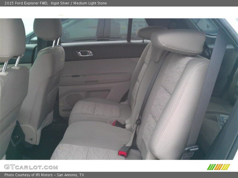 Ingot Silver / Medium Light Stone 2015 Ford Explorer FWD