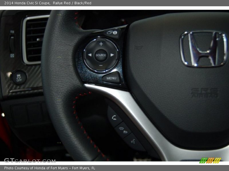 Rallye Red / Black/Red 2014 Honda Civic Si Coupe