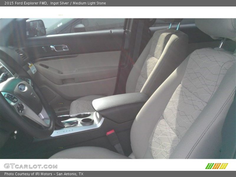 Ingot Silver / Medium Light Stone 2015 Ford Explorer FWD