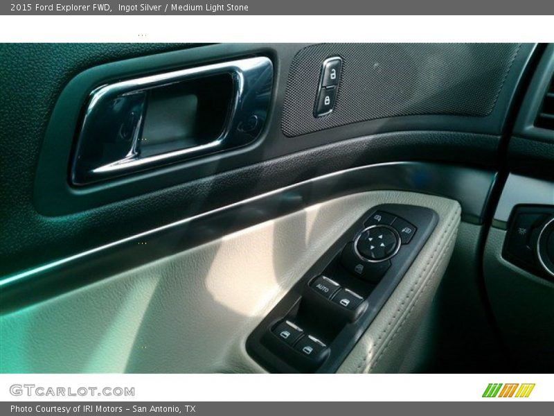 Ingot Silver / Medium Light Stone 2015 Ford Explorer FWD