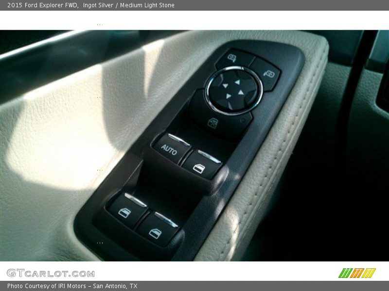 Ingot Silver / Medium Light Stone 2015 Ford Explorer FWD