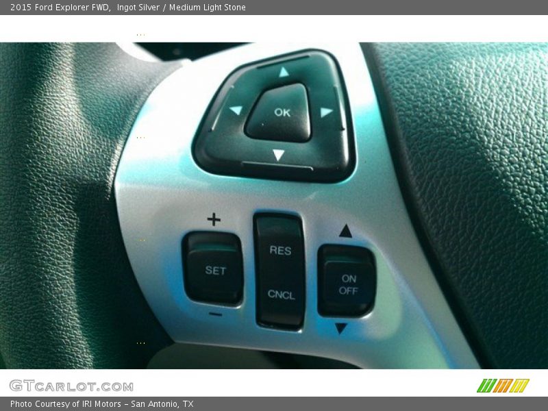 Ingot Silver / Medium Light Stone 2015 Ford Explorer FWD