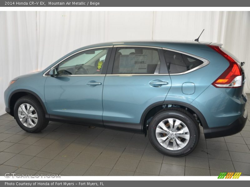 Mountain Air Metallic / Beige 2014 Honda CR-V EX