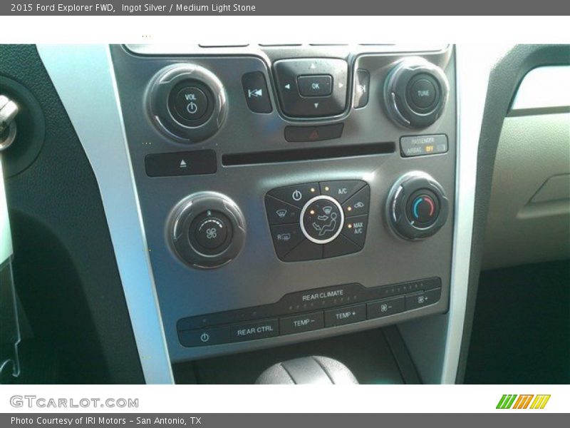 Ingot Silver / Medium Light Stone 2015 Ford Explorer FWD