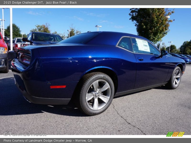 Jazz Blue Pearl / Black 2015 Dodge Challenger SXT