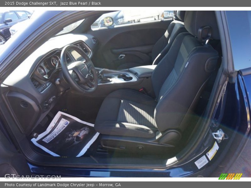 Jazz Blue Pearl / Black 2015 Dodge Challenger SXT