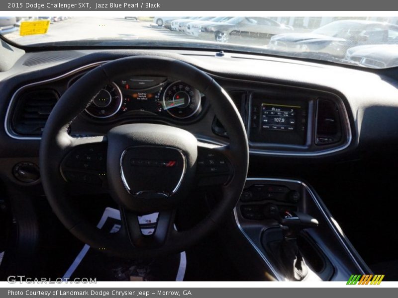 Jazz Blue Pearl / Black 2015 Dodge Challenger SXT