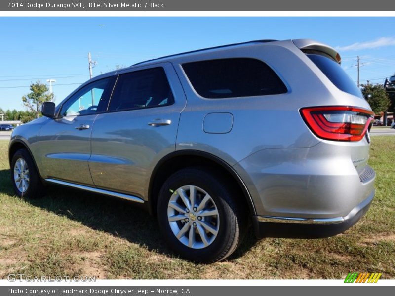 Billet Silver Metallic / Black 2014 Dodge Durango SXT