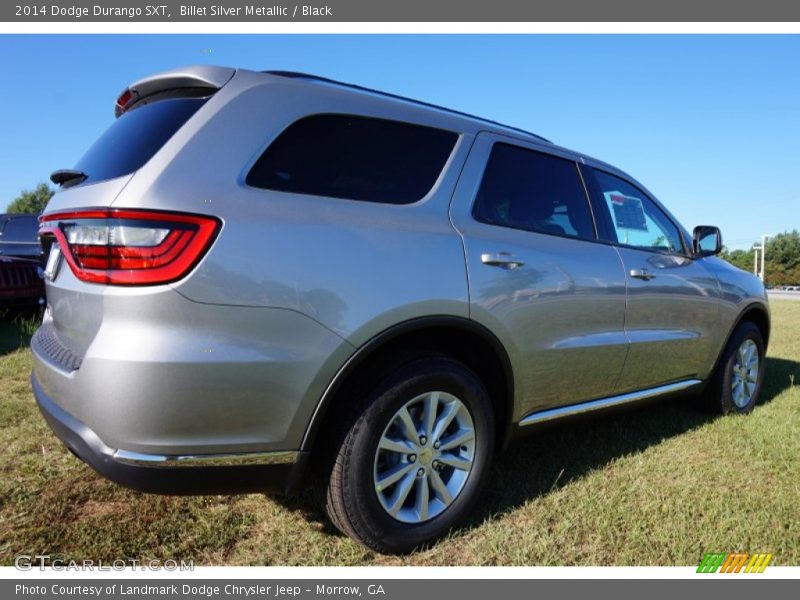 Billet Silver Metallic / Black 2014 Dodge Durango SXT