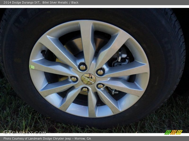 Billet Silver Metallic / Black 2014 Dodge Durango SXT