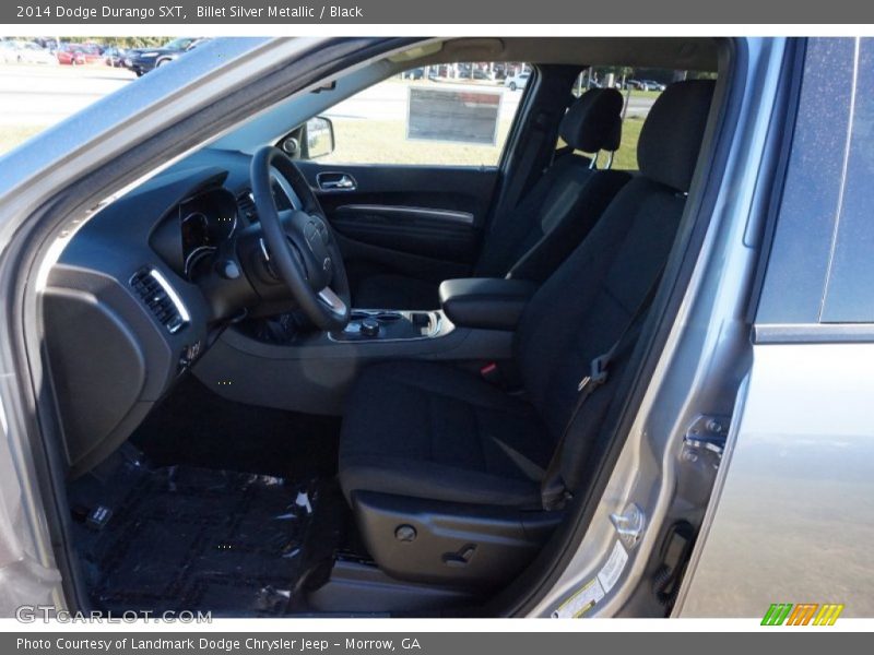 Billet Silver Metallic / Black 2014 Dodge Durango SXT