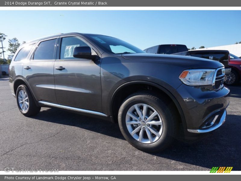 Granite Crystal Metallic / Black 2014 Dodge Durango SXT