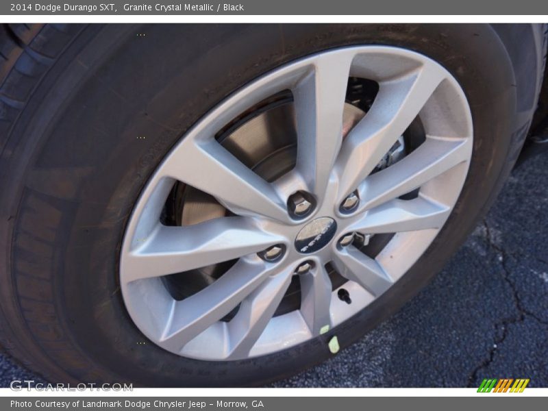Granite Crystal Metallic / Black 2014 Dodge Durango SXT