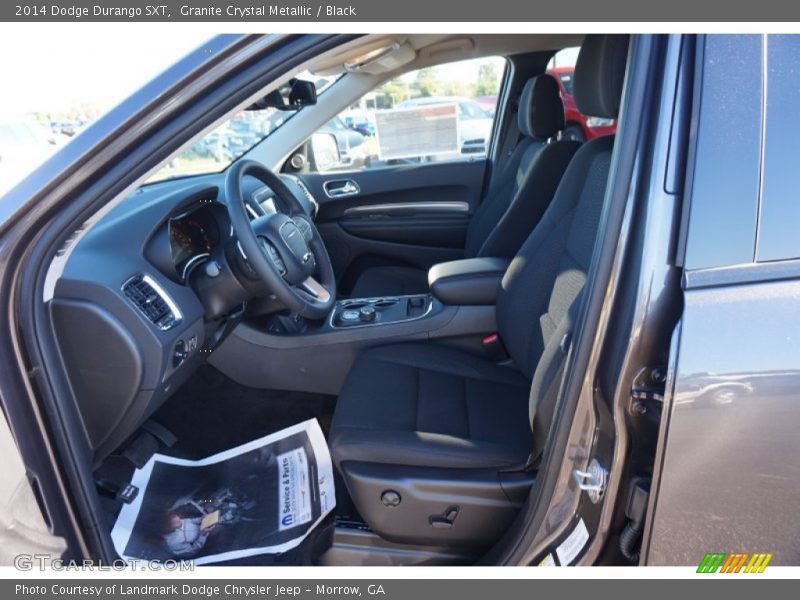Granite Crystal Metallic / Black 2014 Dodge Durango SXT