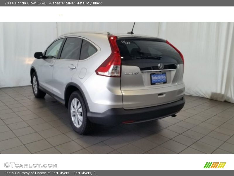 Alabaster Silver Metallic / Black 2014 Honda CR-V EX-L