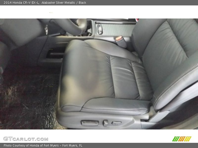 Alabaster Silver Metallic / Black 2014 Honda CR-V EX-L