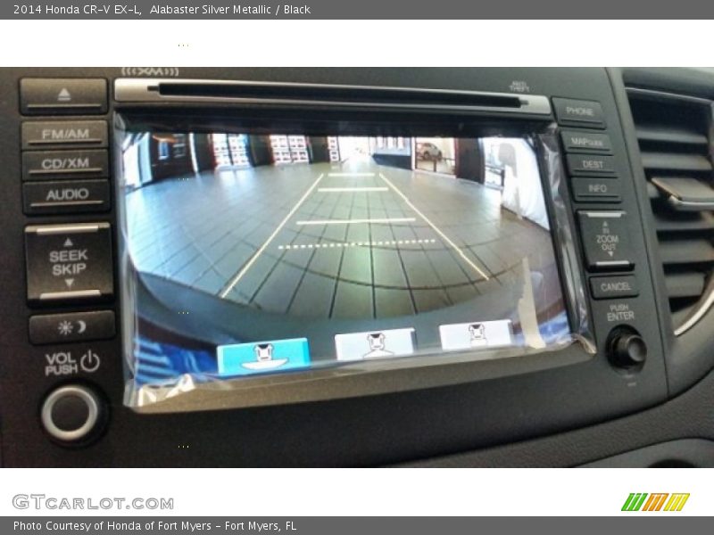 Alabaster Silver Metallic / Black 2014 Honda CR-V EX-L