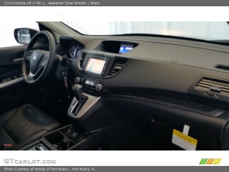 Alabaster Silver Metallic / Black 2014 Honda CR-V EX-L