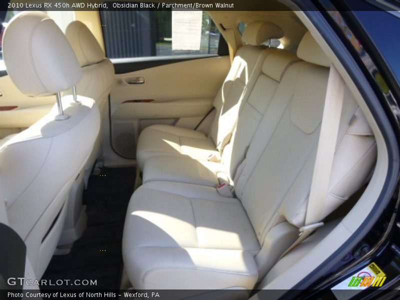 Obsidian Black / Parchment/Brown Walnut 2010 Lexus RX 450h AWD Hybrid