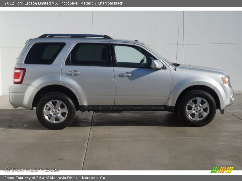 Ingot Silver Metallic / Charcoal Black 2012 Ford Escape Limited V6