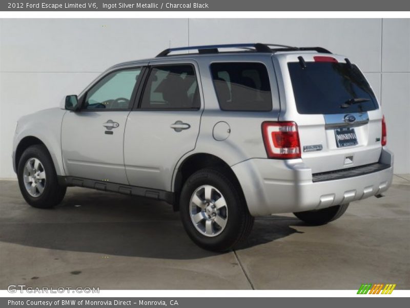 Ingot Silver Metallic / Charcoal Black 2012 Ford Escape Limited V6