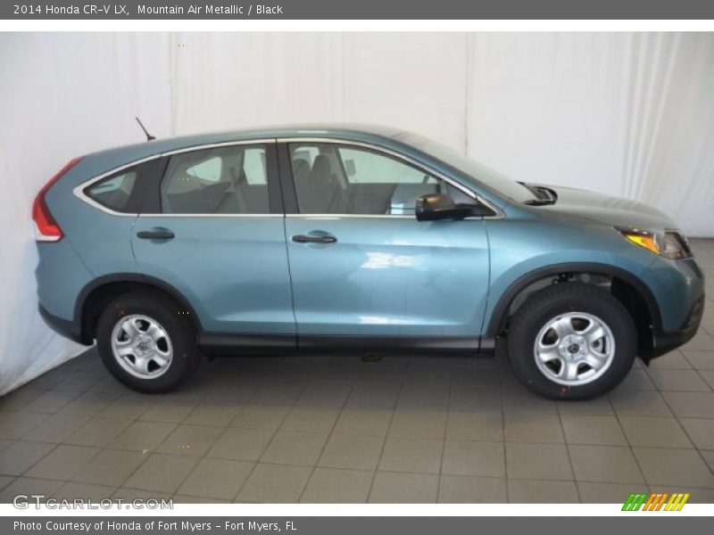 Mountain Air Metallic / Black 2014 Honda CR-V LX