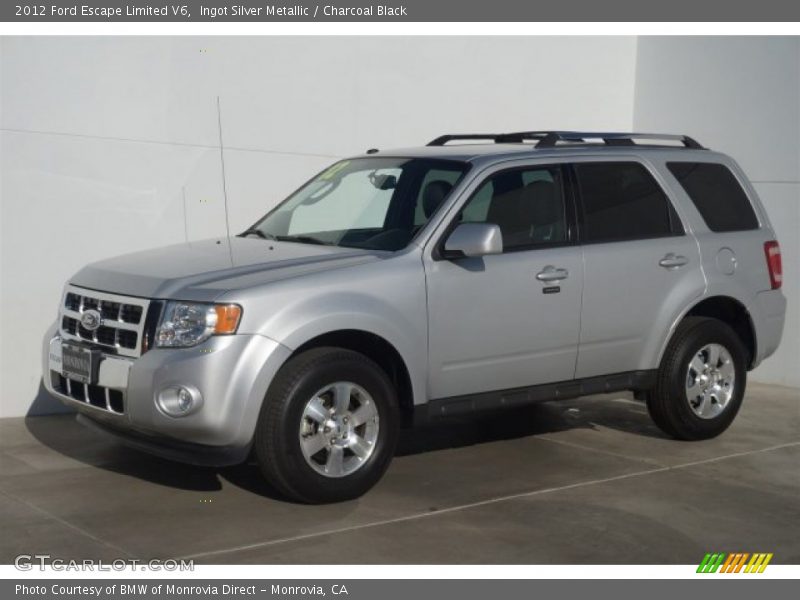 Ingot Silver Metallic / Charcoal Black 2012 Ford Escape Limited V6