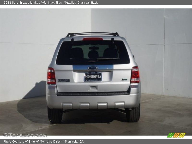 Ingot Silver Metallic / Charcoal Black 2012 Ford Escape Limited V6
