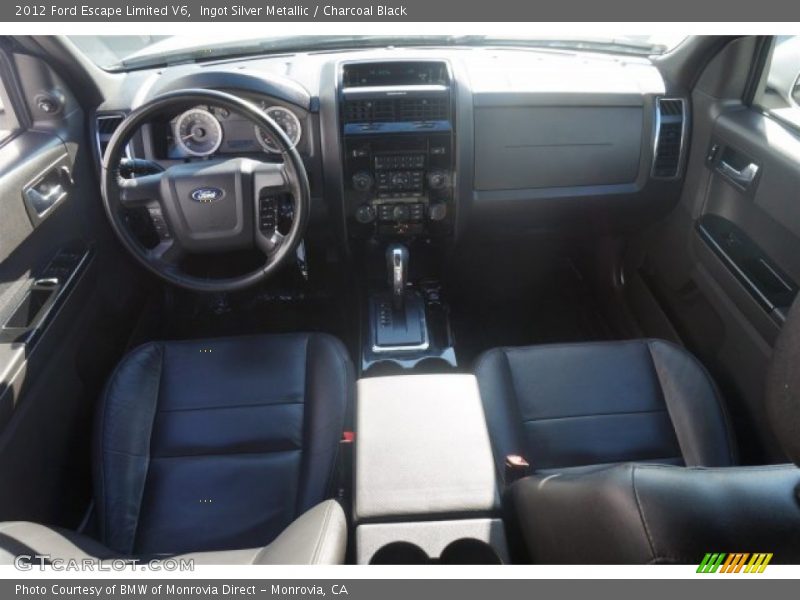 Ingot Silver Metallic / Charcoal Black 2012 Ford Escape Limited V6