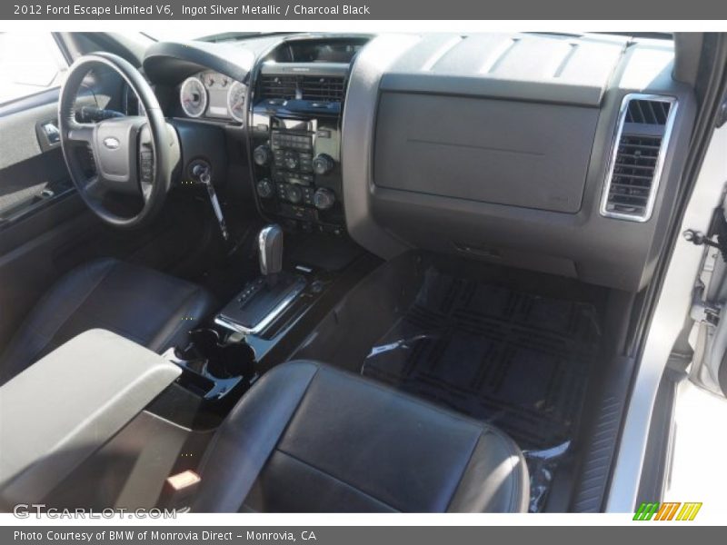 Ingot Silver Metallic / Charcoal Black 2012 Ford Escape Limited V6