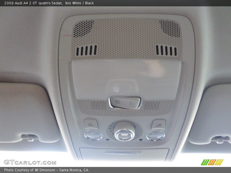 Ibis White / Black 2009 Audi A4 2.0T quattro Sedan