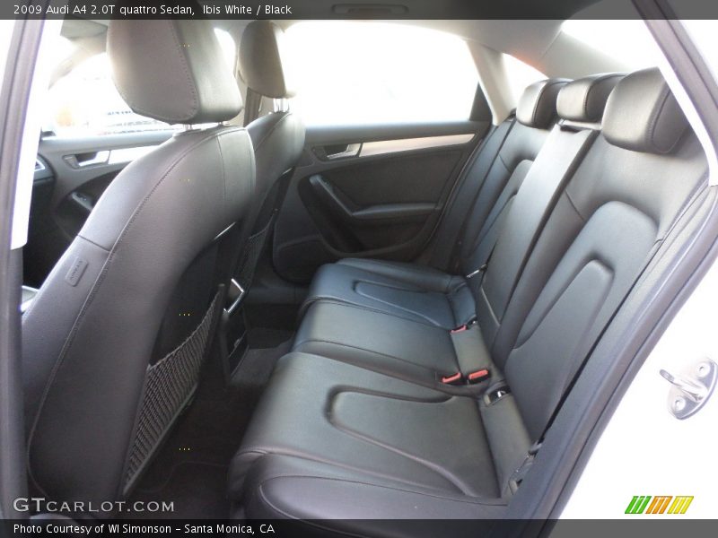 Ibis White / Black 2009 Audi A4 2.0T quattro Sedan