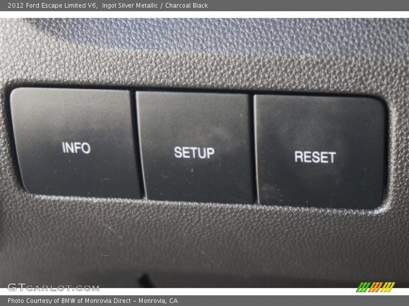 Ingot Silver Metallic / Charcoal Black 2012 Ford Escape Limited V6