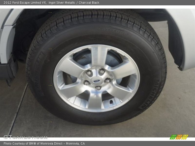 Ingot Silver Metallic / Charcoal Black 2012 Ford Escape Limited V6