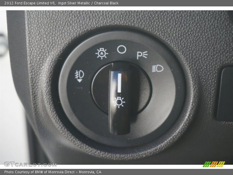 Ingot Silver Metallic / Charcoal Black 2012 Ford Escape Limited V6