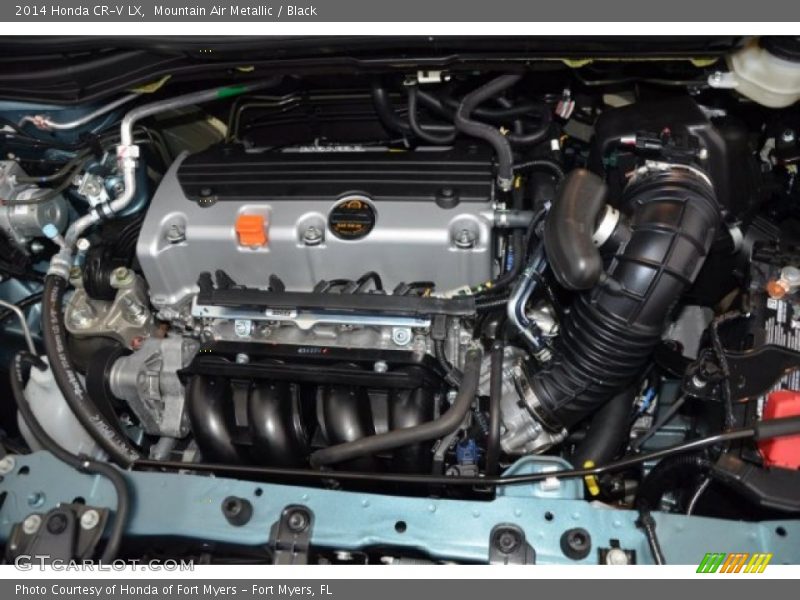 Mountain Air Metallic / Black 2014 Honda CR-V LX