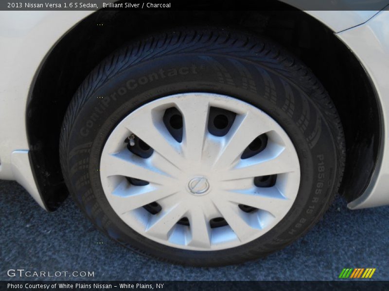 Brilliant Silver / Charcoal 2013 Nissan Versa 1.6 S Sedan